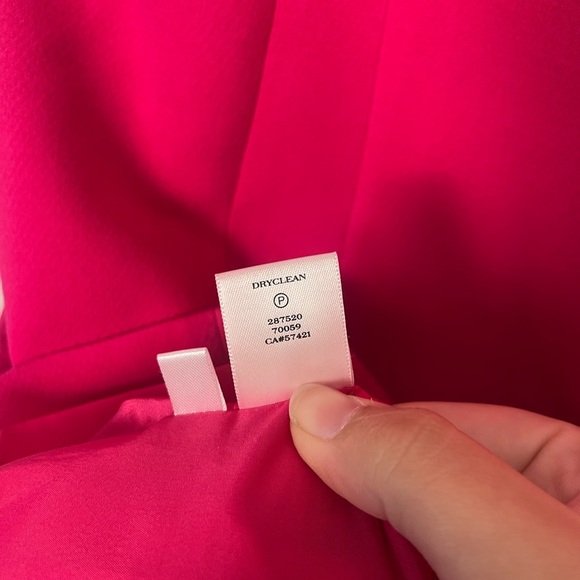 Ann Taylor Pink Half Sleeve Dress Size 12 petite mod - Picture 6 of 8